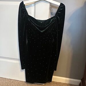 Dark green dress XS Windsor store like new